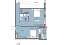 4-к квартира, 111 м&sup2, 21/22 эт., Пермь, Серебристая, 5 - фото 2