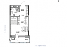1-к квартира, 35 м&sup2, 2/10 эт., Пермь, Карпинского, 11 - фото 1